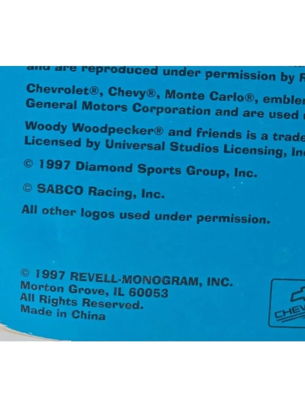 Vintage 1997 Revell Racing Woody Woodpecker #46 Wally Dallenbach NASCAR 1:64 NIP